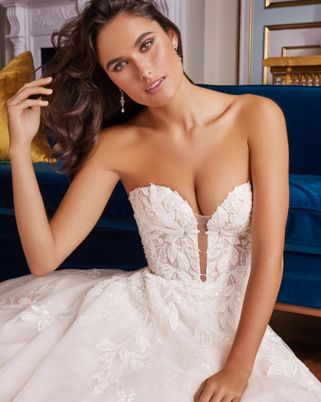 wedding dress lace close up